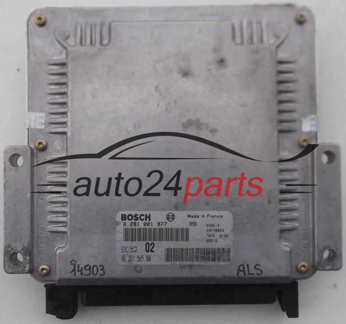 BOSCH 0 281 001 977, 0281001977, 96 351 565 80, 9635156580