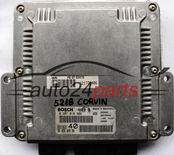 ECU ENGINE CONTROLLER CITROEN C5 2.2 HDI BOSCH 0281010886