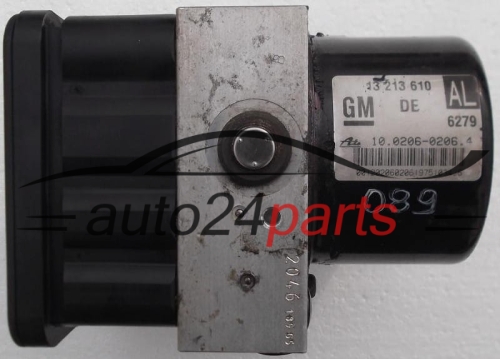 ABS OPEL ASTRA H ZAFIRA B GM 13 213 610 AL, 13213610AL, ATE 10.0206-0206.4, 10020602064, ESP 10.0960-0539.3, 10096005393