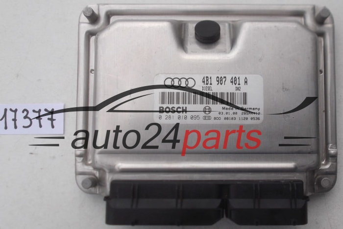 ECU CENTRALITA DE MOTOR AUDI A6 2.5 TDI 4B1907401A, 4B1 907 401 A, BOSCH 0281010095