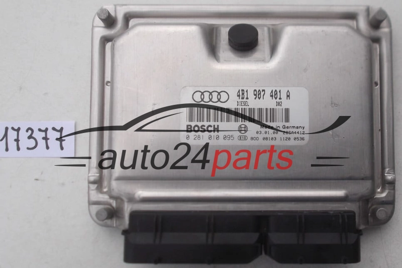 ECU CENTRALITA DE MOTOR AUDI A6 2.5 TDI 4B1907401A, 4B1 907 401 A, BOSCH 0281010095