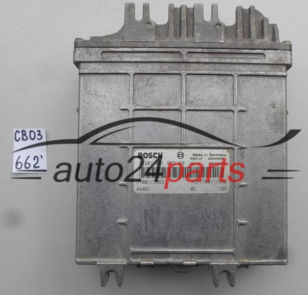 RENAULT MEGANE 1.9 DIESEL BOSCH 0 281 001 969 0281001969 8200059883 7700113863 HOM7700111552
