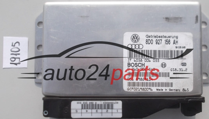 STEROWNIK SKRZYNI AUTOMATYCZNEJ AUDI A4 2.5 TDI BOSCH 0 260 002 540, 0260002540, 8D0 927 156 AH, 8D0927156AH 