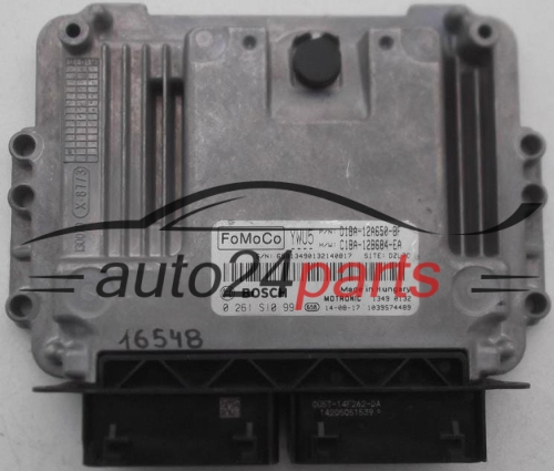 CALCULATEUR MOTEUR FORD BOSCH 0 261 S10 991, 0261S10991, D1BA-12A650-BF, D1BA12A650BF, C1BA-12B684-EA, C1BA12B684EA 