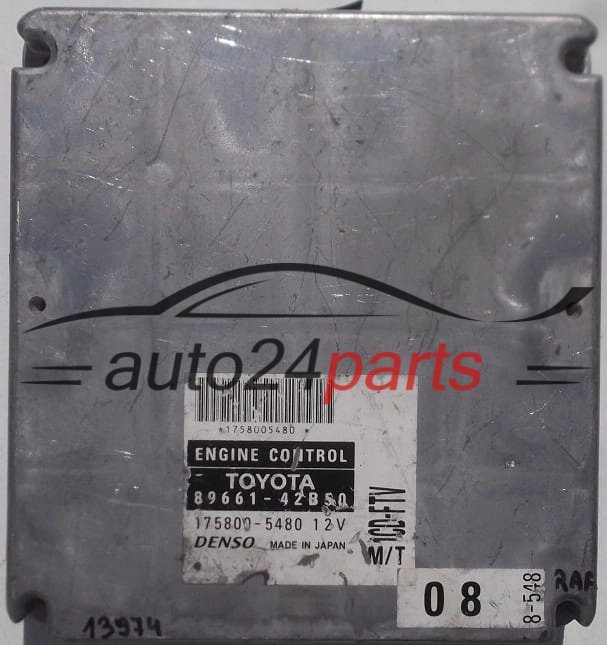  CALCULATEUR MOTEUR TOYOTA RAV4 89661-42B50