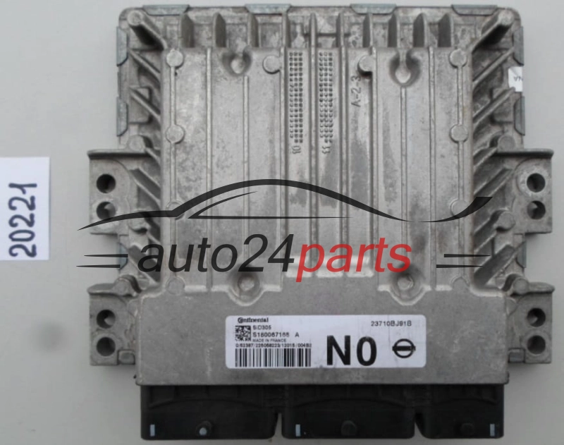 KOMPUTER STEROWNIK SILNIKA NISSAN JUKE 1.5 DCI S180067168 A, S180067168A, 23710BJ91B 