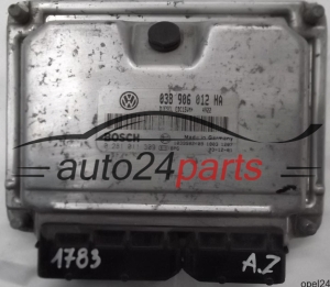 ΜΟΝΑΔΑ ΕΛΕΓΧΟΥ ΚΙΝΗΤΗΡΑ SKODA OCTAVIA 1.9 TDI ALH 038906012HA, 038 906 012 HA, BOSCH 0 281 011 309, 0281011309, DIESEL EDC15VM+ 4922, 1039SA02409