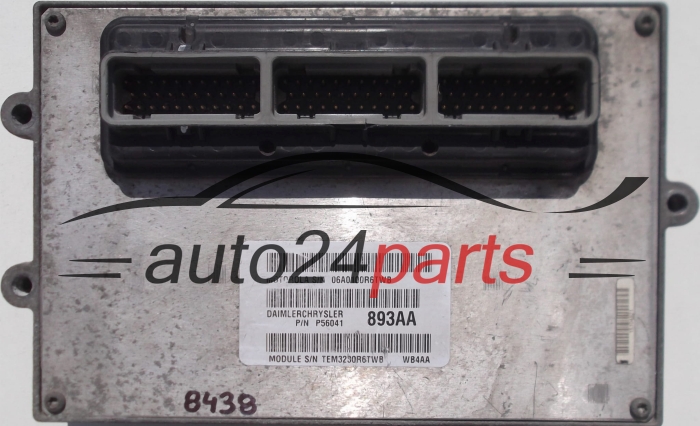 ECU CENTRALITA DE MOTOR JEEP GRAND CHEROKEE 4.0 MOTOROLA 06A0100R6TWB, P56041 893AA, P56041893AA, 893AA, WB4AA