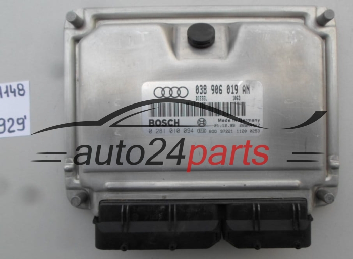 AUDI A4 1.9 TDI BOSCH 0 281 010 094, 0281010094, 0 38 906 019 AN, 038906019AN