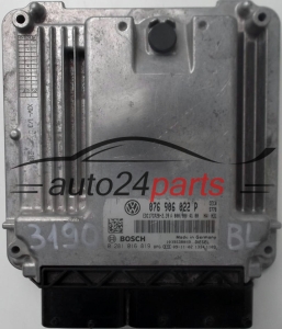 MOTORSTEUERGERÄT ECU STEUERGERÄT VW VOLKSWAGEN CRAFTER 2.5 TDI 076906022P, 076 906 022 P, BOSCH 0281016819, 0 281 016 819, A0009004100