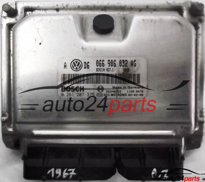 ECU CENTRALITA DE MOTOR SEAT TOLEDO 2,3 V5 066 906 032 AG, 066906032AG, BOSCH 0 261 207 375, 0261207375, 26SA8203 