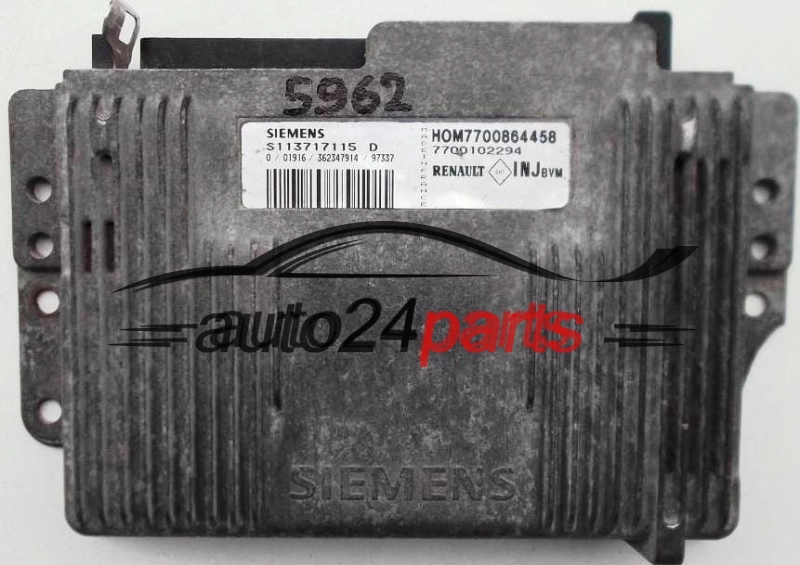 RENAULT LAGUNA 1.8 SIEMENS S113717115B, S113717115D, S113717115 B D, HOM7700864458 HOM 7700864458, 7700102294