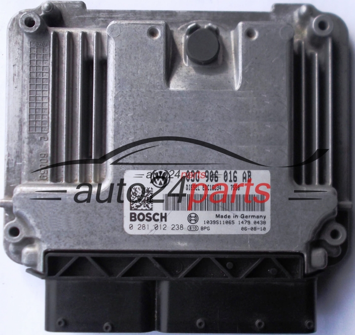 ΜΟΝΑΔΑ ΕΛΕΓΧΟΥ ΚΙΝΗΤΗΡΑ VW VOLKSWAGEN JETTA 1.9 TDI BOSCH 0281012238, 03G906016AB