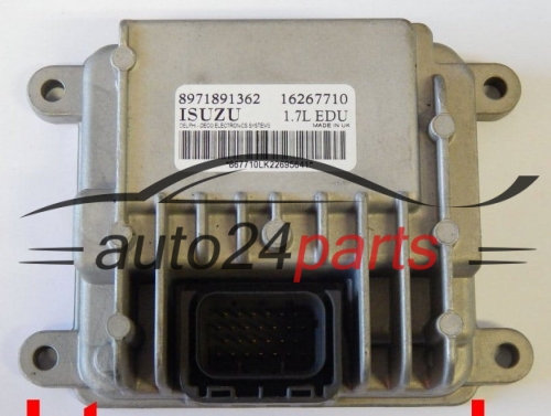 KOMPUTER STEROWNIK POMPY WTRYSKOWEJ EDU OPEL ASTRA CORSA COMBO MERIVA 1.7 DTI ISUZU 8971891362, Delphi Delco 16267710 