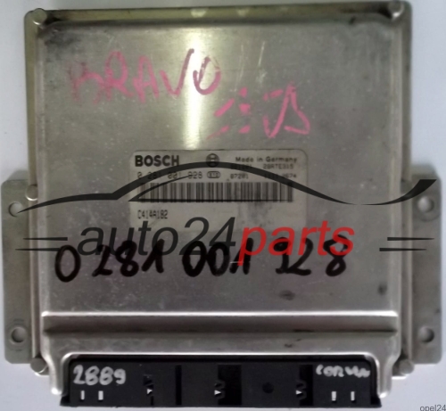 ECU ENGINE CONTROLLER FIAT BRAVA BRAVO 1.9 JTD BOSCH 0281001928, 0 281 001 928, C414A182 
