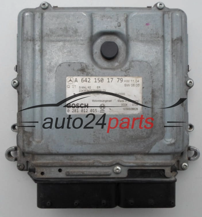 ECU CENTRALITA DE MOTOR MERCEDES W164 ML280 280 CDI BOSCH 0281012015, 0 281 012 015, A6421501779, A 642 150 17 79
