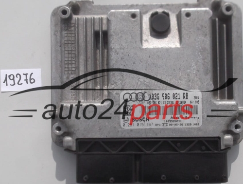 Engine Control Unit Audi A3 1.9 TDI 02810151670 03G906021RB 03G906021AB EDC16U34