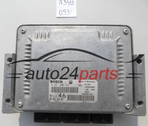 KOMPUTER STEROWNIK SILNIKA PEUGEOT 607 BOSCH 0 261 206 742, 0261206742, 96 520 335 80, 9652033580 - 