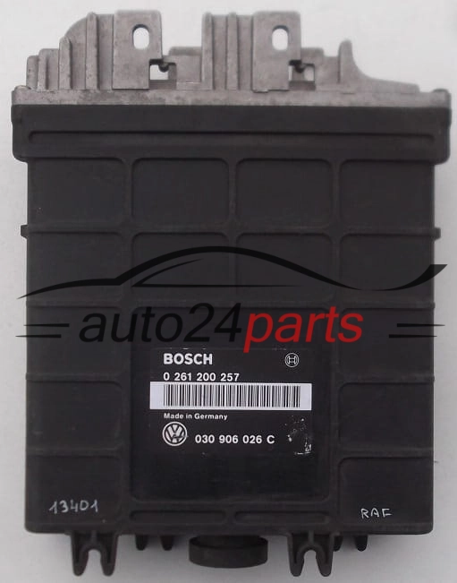 KOMPUTER STEROWNIK SILNIKA VOLKSWAGEN GOLF VENTO 1.4 BOSCH 0 261 200 257, 030 906 026 C