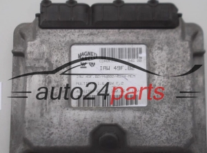 ECU CENTRALITA DE MOTOR FIAT MULTIPLA 1.6 16V 46761567, IAWF9FB2, IAW 49F.B2, IAW 49F.B2/HW002/4974-MEM, 6160036006 