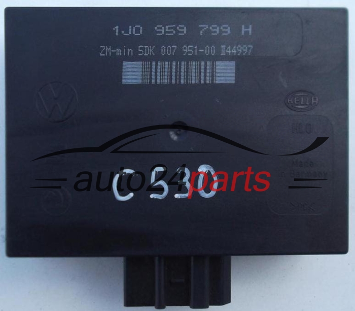 Centralina de comando do sistema confort  VW SEAT SKODA HELLA 5DK 007 951-00,  1J0 959 799 H