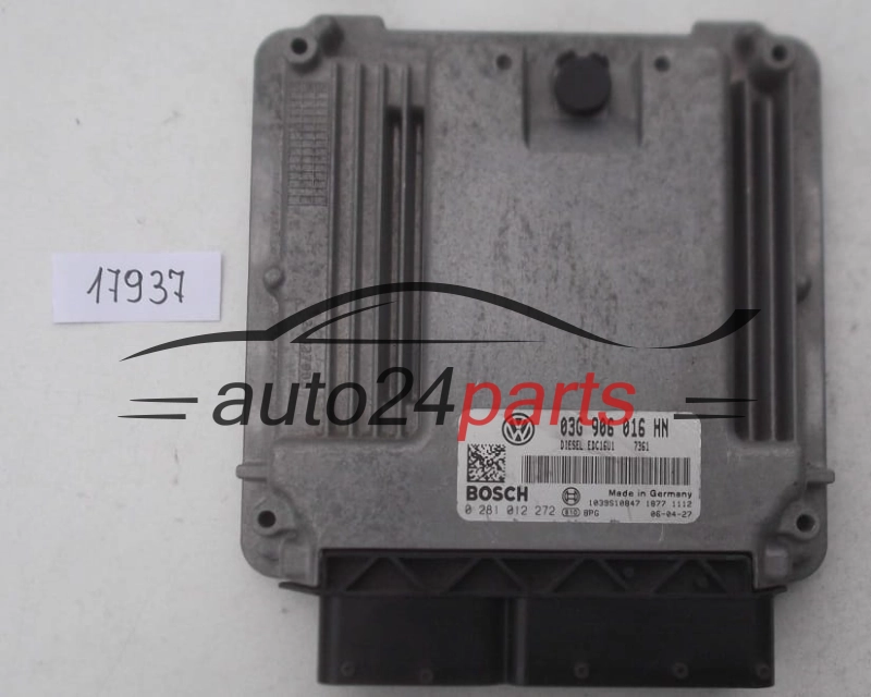 KOMPUTER STEROWNIK SILNIKA VW VOLKSWAGEN CADDY 2.0 SDI BOSCH 0 281 012 272