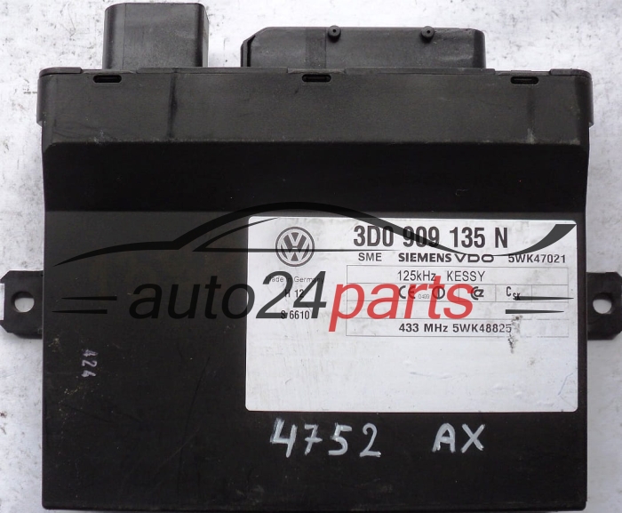 CENTRALITA DE CONFORT KESSY VW VOLKSWAGEN TOUAREG PHEATON 3D0909135N