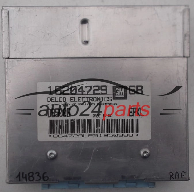 CENTRALINA MOTORE OPEL ASTRA DELCO 16204729 GB, 16204729GB, BPKL 