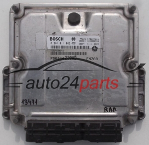 ECU ENGINE CONTROLLER JEEP CHEROKEE BOSCH 0 281 011 062, 0281011062, P56044220AD, FN7AB