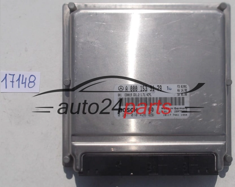 Μονάδα Ελέγχου Κινητήρα MERCEDES A170 1.7 CDI, BOSCH 0 281 010 426, 0281010426, A 000 153 31 79, A0001533179