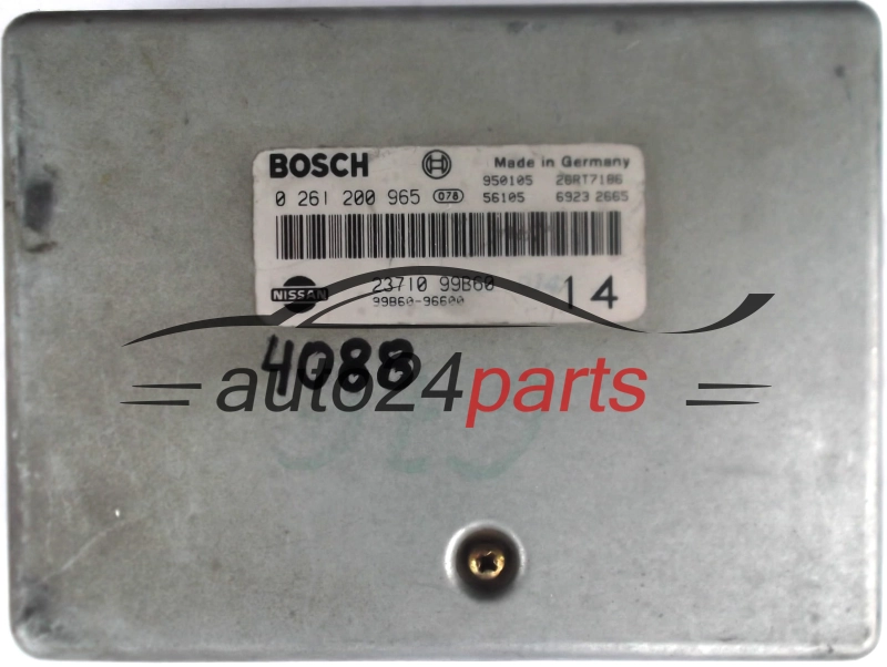 ECU ENGINE CONTROLLER NISSAN MICRA 1.3 BOSCH 0 261 200 965, 0261200965, 23710 99B60, 2371099B060