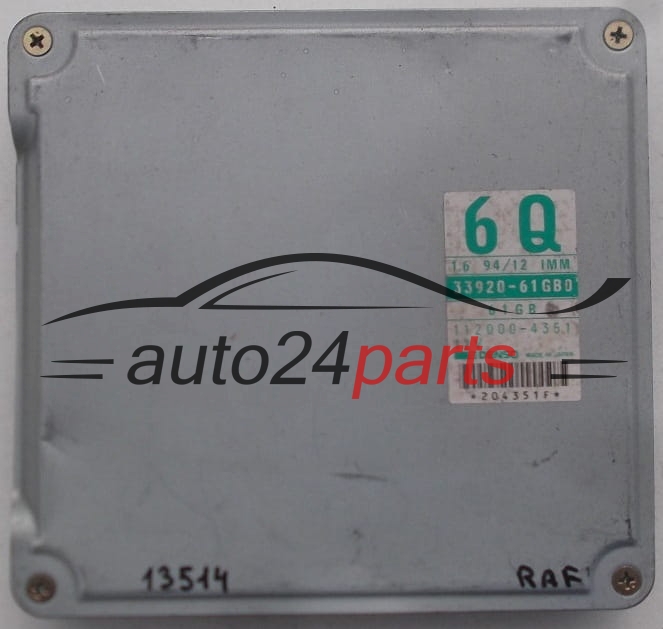 MOTORSTEUERGERÄT ECU STEUERGERAT SUZUKI BALENO DENSO 1120004351,  3392061GB0