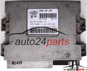 ECU CENTRALITA DE MOTOR FIAT PANDA 1.1, IAW 6F.SM, IAW6FSM, 61602.045.01, 6160204501, IAW6FSM/0811-4C 