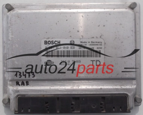 MOTORSTEUERGERÄT ECU STEUERGERAT NISSAN TERRANO BOSCH 0 281 011 040, 0281011040, 23710 7F469, 237107F469