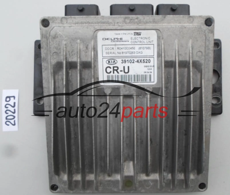 ECU Engine Controller KIA CARNIVAL 2.9 CRDI DELPHI R0410C045E 391024X520