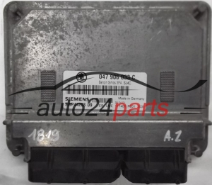 KOMPUTER STEROWNIK SILNIKA SKODA FABIA 1.4 MPI AQW 047906033C, SIEMENS 5WP44203