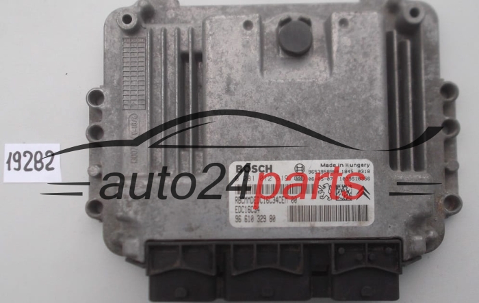 KOMPUTER STEROWNIK SILNIKA CITROEN BERLINGO PEUGEOT PARTNER 1.6 HDI BOSCH 0 281 012 619, 0281012619, 96 610 329 80, 9661032980, 9653958980, EDC16C34