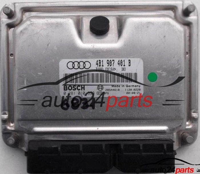CALCULATEUR MOTEUR AUDI A6 2.5 TDI BOSCH 0 281 010 393, 0281010393, 4B1 907 401 B, 4B1907401B