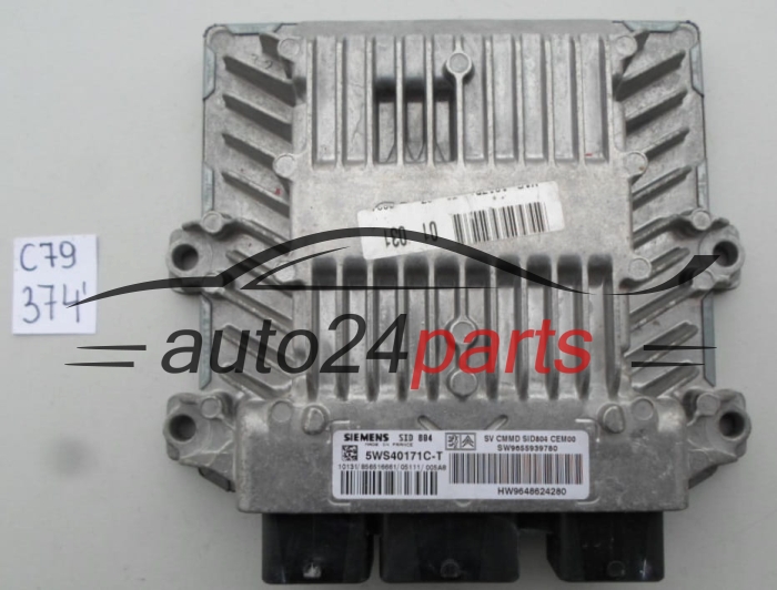 Μονάδα Ελέγχου Κινητήρα CITROEN PEUGEOT 1.4 HDI SIEMENS 5WS40171C-T, 5WS40171CT, SID 804