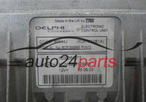 Μονάδα Ελέγχου Κινητήρα RENAULT CLIO 1.5 DCI Delphi R0410C081A,  HOM 8200129063
