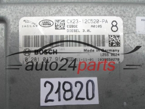 CENTRALINA DO MOTORE LAND ROVER JAGUAR 3.0 DIESEL BOSCH 0 281 017 914, 0281017914, CX23-12C520-PA, CX2312C520PA