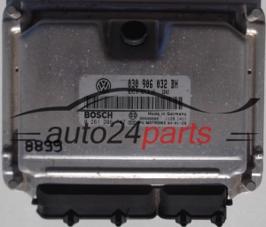 CENTRALINA DO MOTORE VW VOLKSWAGEN POLO, LUPO 1.0, BOSCH 0 261 206 747, 0261206747, 030 906 032 BH, 030906032BH, ME7.5.10