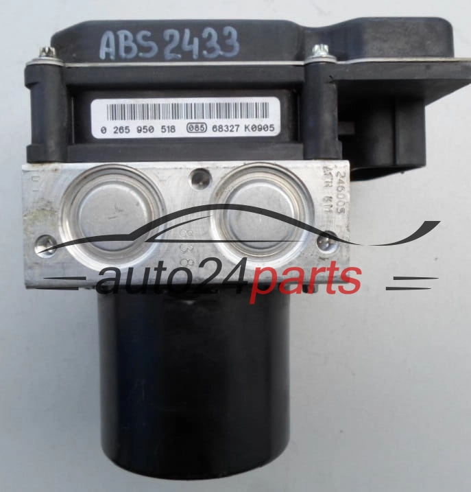 ABS PUMP VW VOLKSWAGEN SEAT SKODA BOSCH 0 265 234 397, 0265234397, 6Q0 614 517 AE, 6Q0614517AE, 0 265 950 518, 0265950518