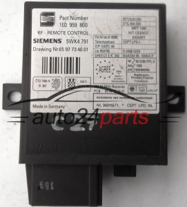 CONFORT MODULE SEAT SIEMENS 5WK4791, 5WK4 791, 1L0959800, 1L0 959 800