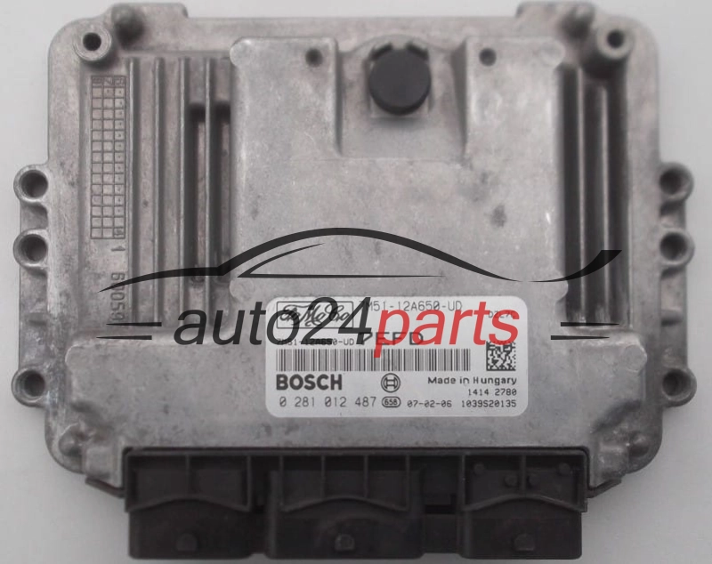 Centralina do motore FORD FOCUS 1.6 TDCI BOSCH 0 281 012 487,  FoMoCo 7M51-12A650-UD