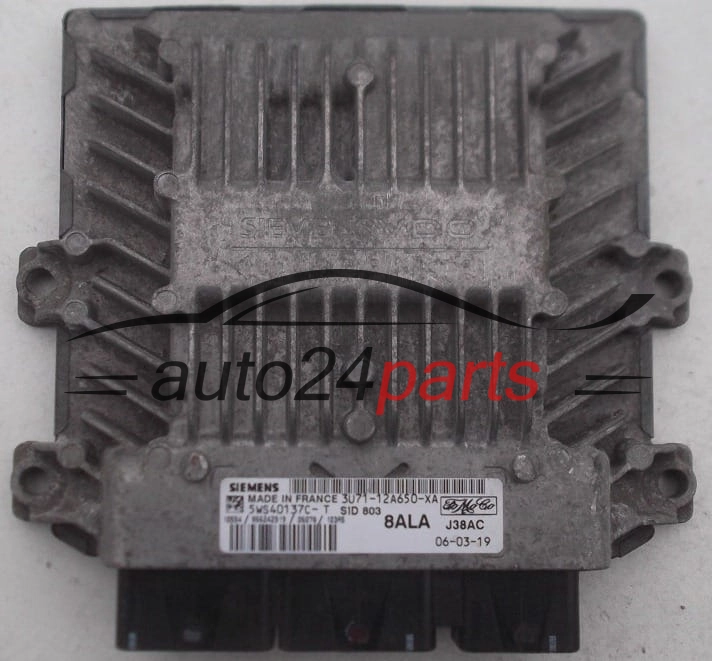 Μονάδα Ελέγχου Κινητήρα FORD FOCUS C-MAX 2.0 TDCI SIEMENS 5WS40137C-T,  FoMoCo 3U71-12A650-XA