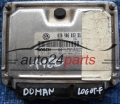 MOTORSTEUERGERÄT ECU STEUERGERÄT SEAT AROSA VW LUPO 1.0 030906032BG, BOSCH 0261206746