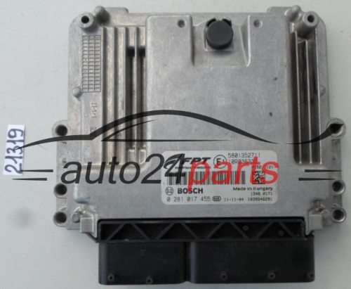 ECU ENGINE CONTROLLER IVECO DAILY 2.3HPI BOSCH 0 281 017 455, 0281017455, 5801352711