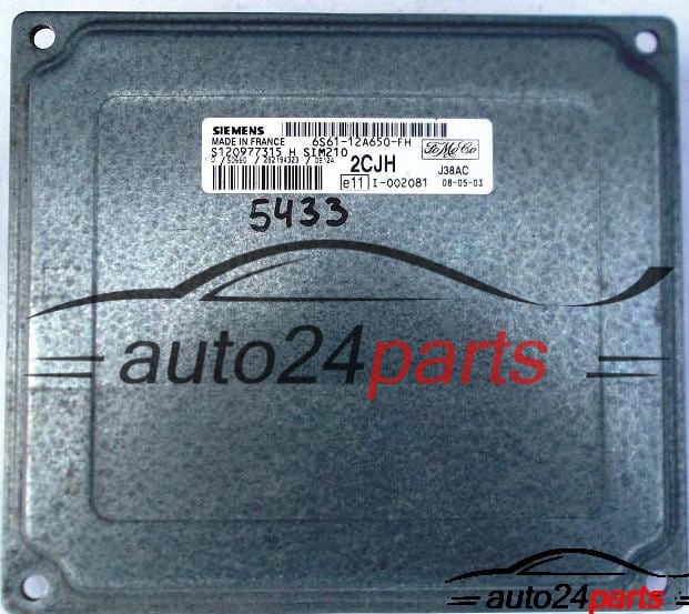 MOTORSTEUERGERÄT ECU STEUERGERAT FORD FIESTA SIEMENS S120977315 H, S120977315H, FoMoCo 6S61-12A650-FH, 6S6112A650FH, 2CJH 