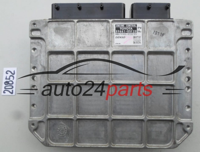 MOTORSTEUERGERÄT ECU STEUERGERAT TOYOTA AVENSIS 2.0 D4D 89661-05F20, 8966105F20, MB275900-4733, MB2759004733